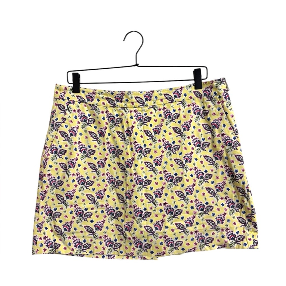 Polo Ralph Lauren Golf‎ Yellow Floral Skort Size 10